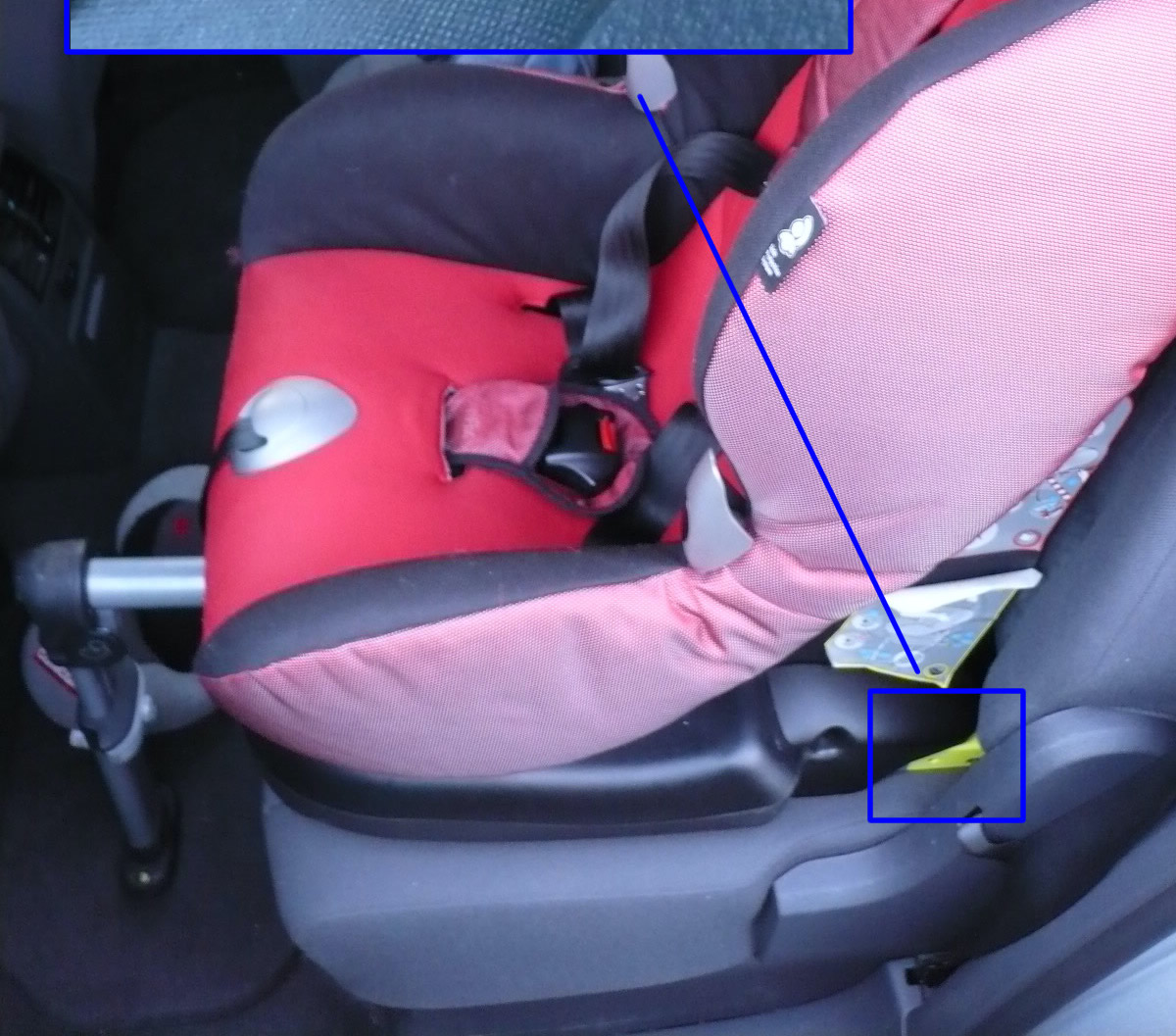 Swivel 360 Protect Auto-Kindersitz Autositz Kindersitz, 0-4 Jahren, ISOFIX-Befestigungssystem, Kopfstütze, 5-Punkt-Gurtsystem, Schwenkhebelgriff: um 360° drehbar