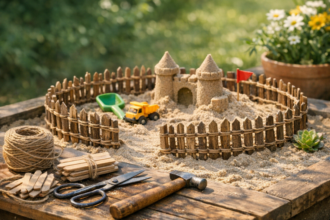 Baut euren eigenen Mini-Gartenzaun (perfekt fürs Sandkasten-Königreich!)