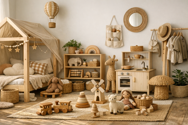Ideen für die Einrichtung eines Kinderzimmers mit nachhaltigem Spielzeug: Tipps für Eltern
